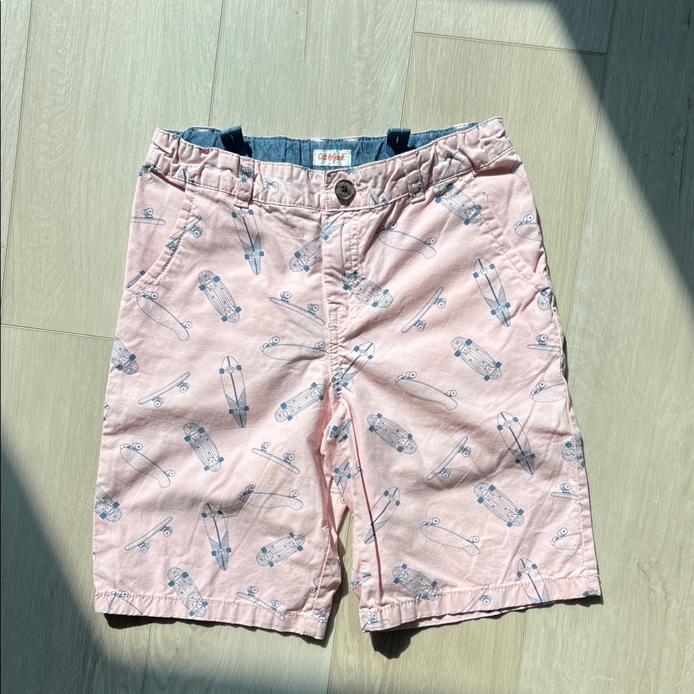 Light Pink Skateboard Shorts | Boys 14